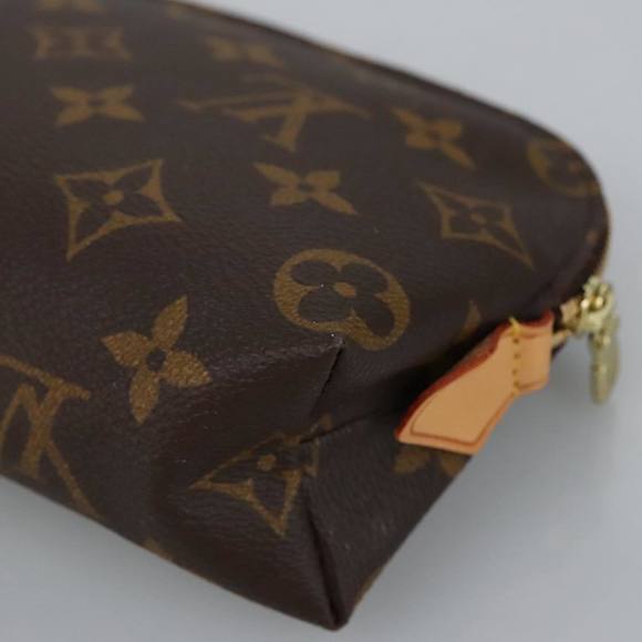LOUIS VUITTON Monogram Pochette Cosmetic PM Cosmetic Pouch M47515 LV Auth ac3372 - Picture 15 of 16